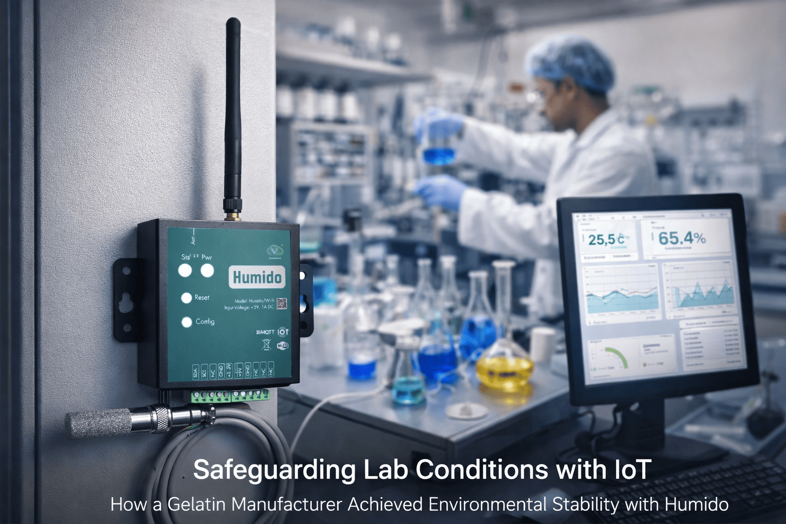 Safeguarding Lab Conditions with IoT: How a Gelatin Manufacturer Achieved Environmental Stability with Humido