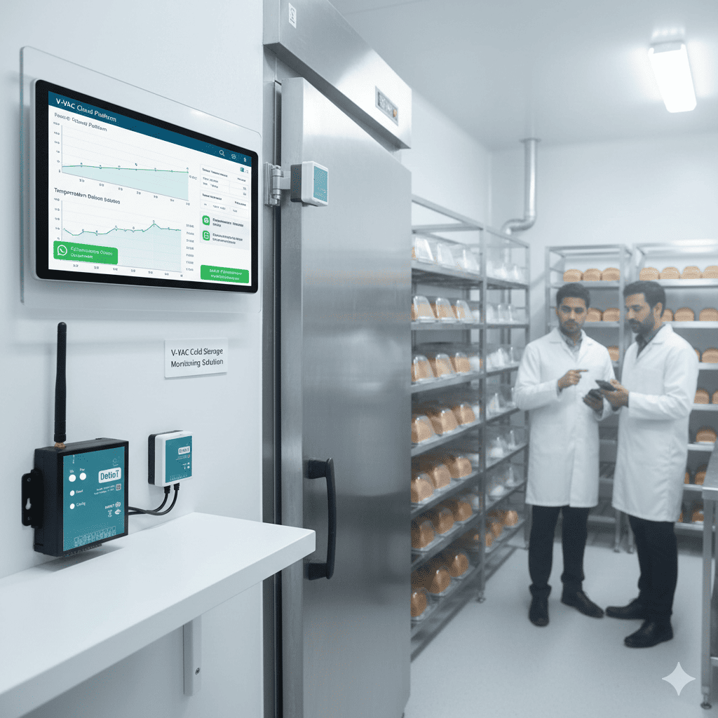 Ensuring Freshness & Efficiency: V-VAC Cold Storage Monitoring Solution