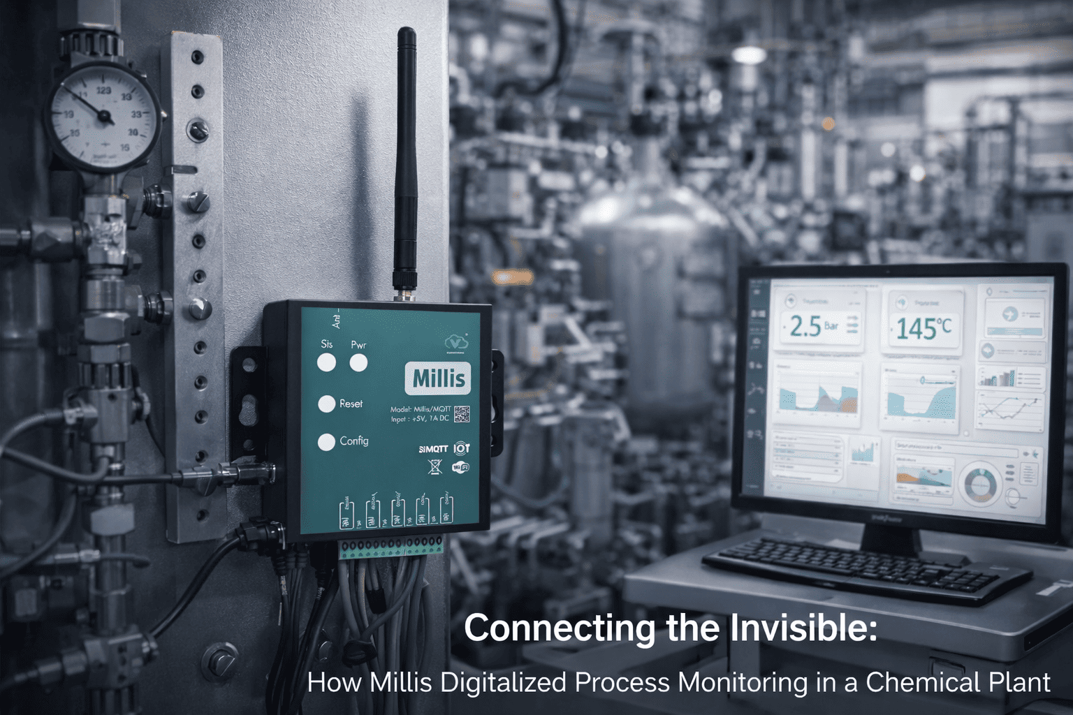 Connecting the Invisible: How Millis Digitalized Process Monitoring in a Chemical Plant