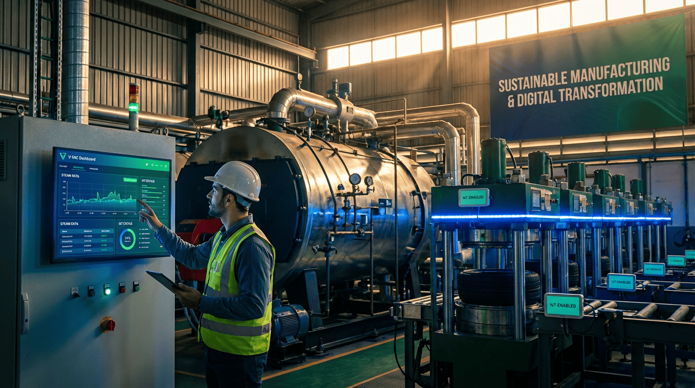 Optimizing Steam Consumption & Boiler Efficiency in Tyre Manufacturing