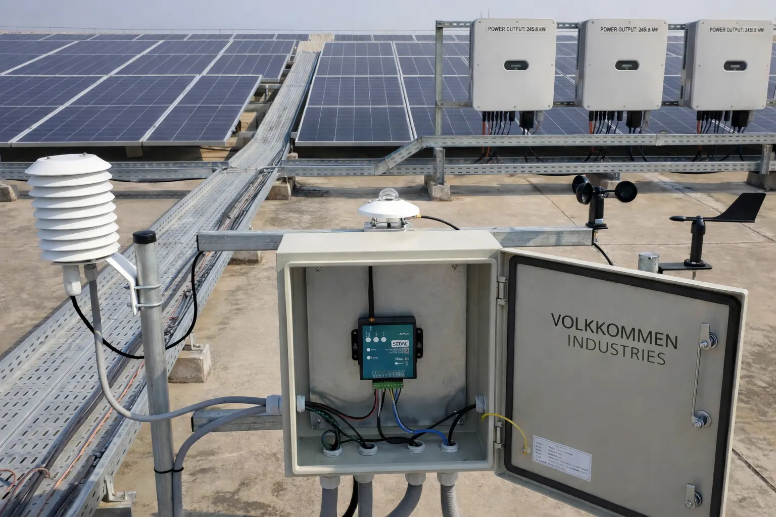 Smart Solar Performance Monitoring for a Multi-Storey Building